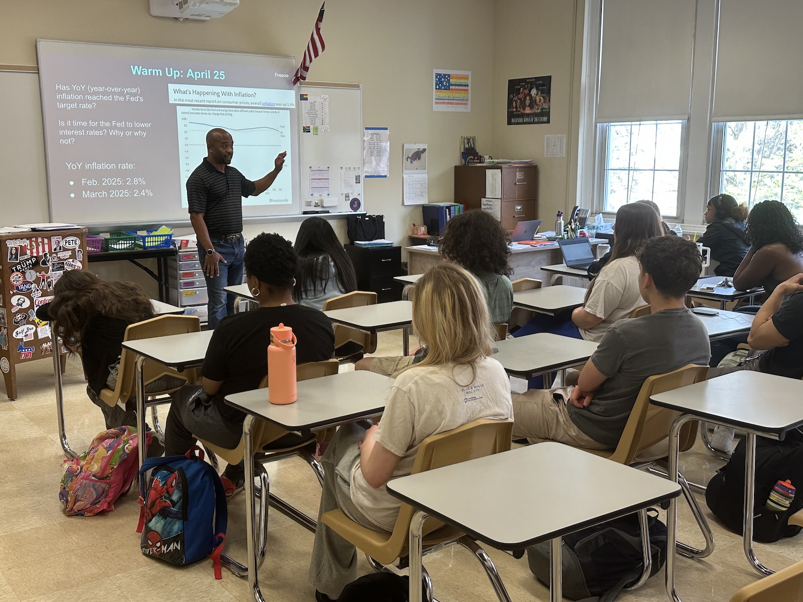 Visit from Representative Napoleon Nelson