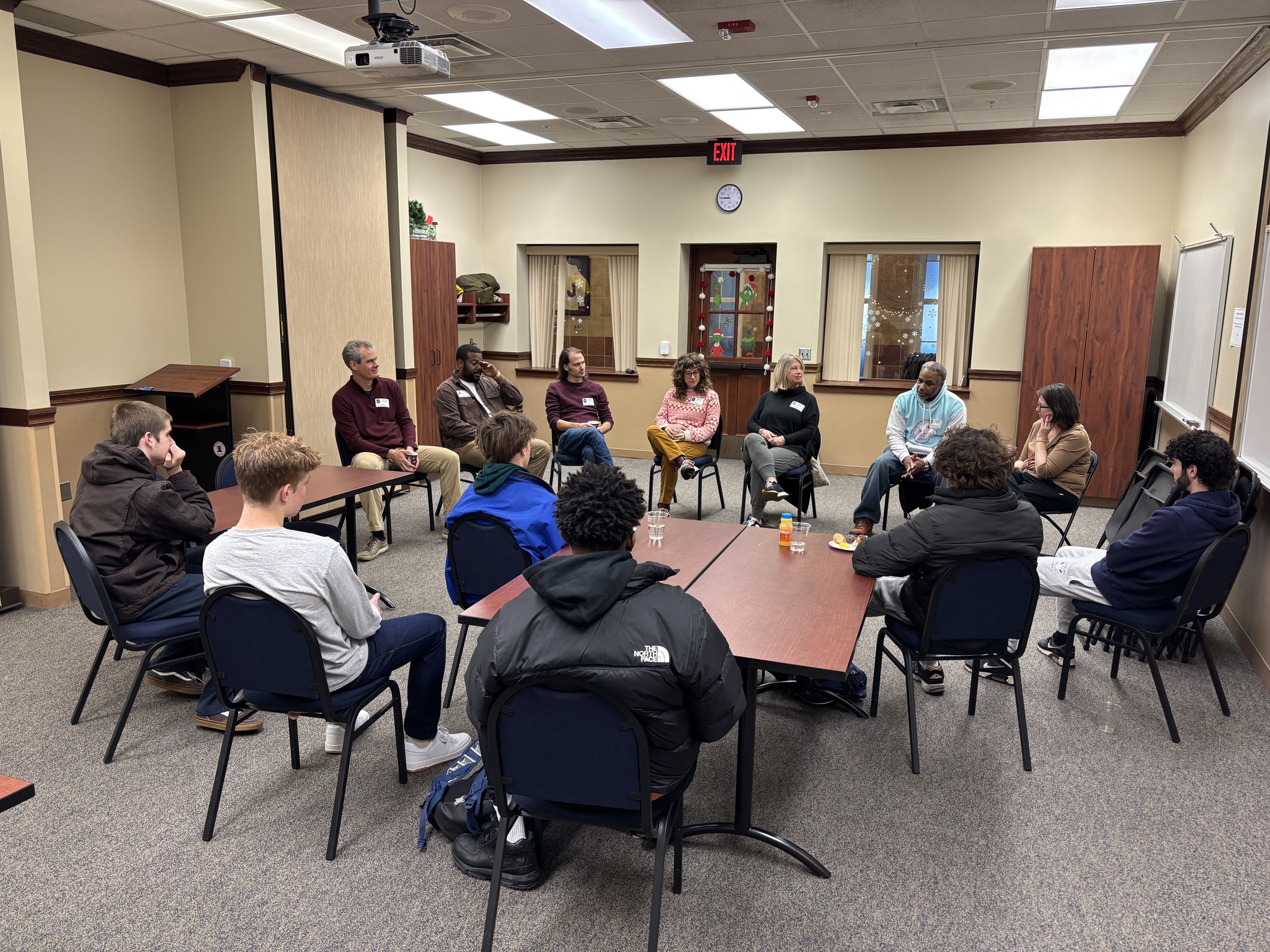 JHS Students Meet with Local Business Owners